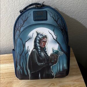 Star Wars Blue Backpack with Artistic Design